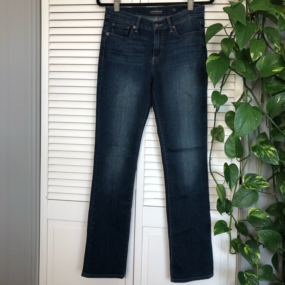 Lucky Brand Brooke Straight jeans, size 6